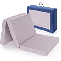 Alvi colchón cuna de viaje plegable 120x60 cm - Altura 6 cm - funda de algodón lavable- transpirable- sin sustancias…
